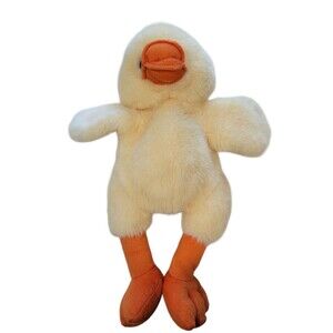 Beverly Hills Teddy Bear Co. Plush Puppet 13” Yellow Chick